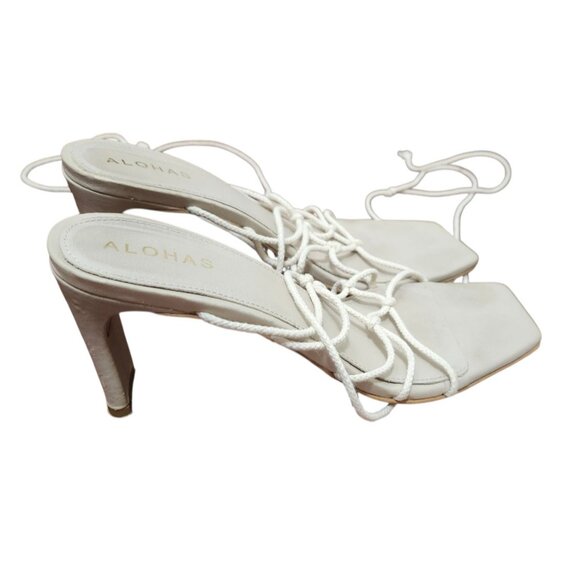 Alohas lace up sandals Size EU 39/US 8.5 - Picture 2 of 11